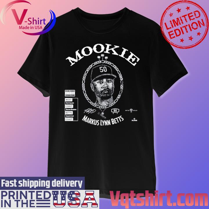 Limited Mookie Markus Lynn Betts Coast photo shirt - Guineashirt