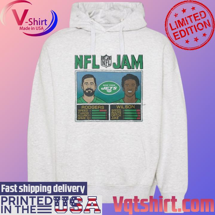 Official nFL Jam Rodgers and Wilson New York Jets Football Shirt, hoodie,  sweater, long sleeve and tank top