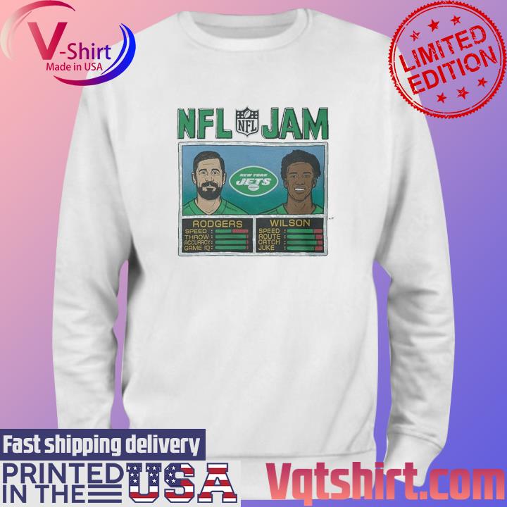 Official nFL Jam Rodgers and Wilson New York Jets Football Shirt, hoodie,  sweater, long sleeve and tank top