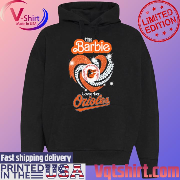 Official This Girl Loves Her Baltimore Orioles Diamond Heart shirt, hoodie,  sweater, long sleeve and tank top