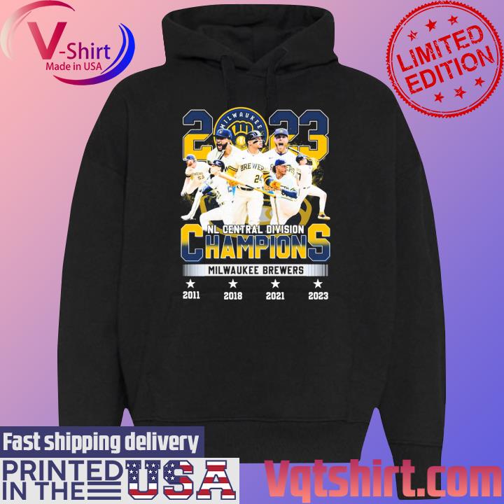 MLB NL Central Division 2023 Champions Milwaukee Brewers Shirt