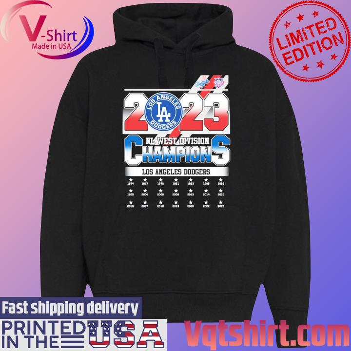 The Los Angeles Dodgers 1974-2023 NL West Division Champions shirt, hoodie,  sweater, long sleeve and tank top