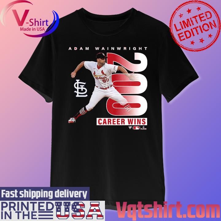 Adam wainwright st louis cardinals 200th career win shirt, hoodie, sweater,  long sleeve and tank top