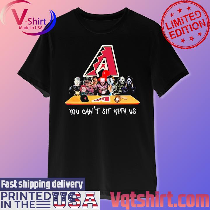 Arizona Cardinals Shirt Horror Movies You Cant Sit With Us - High