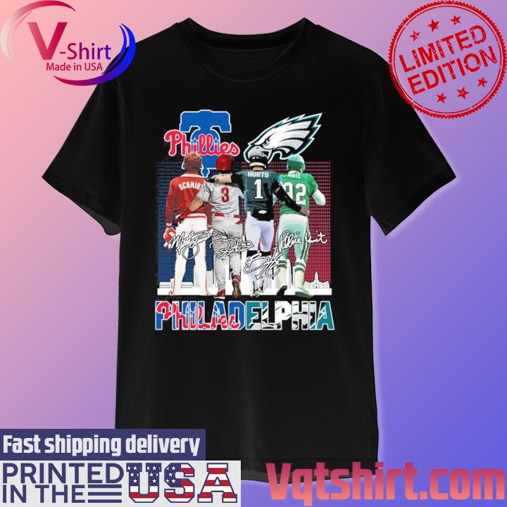 2023 Bryce Harper Philadelphia Phillies And Jalen Hurts Philadelphia Eagles  Signatures Shirt, hoodie, sweater and long sleeve