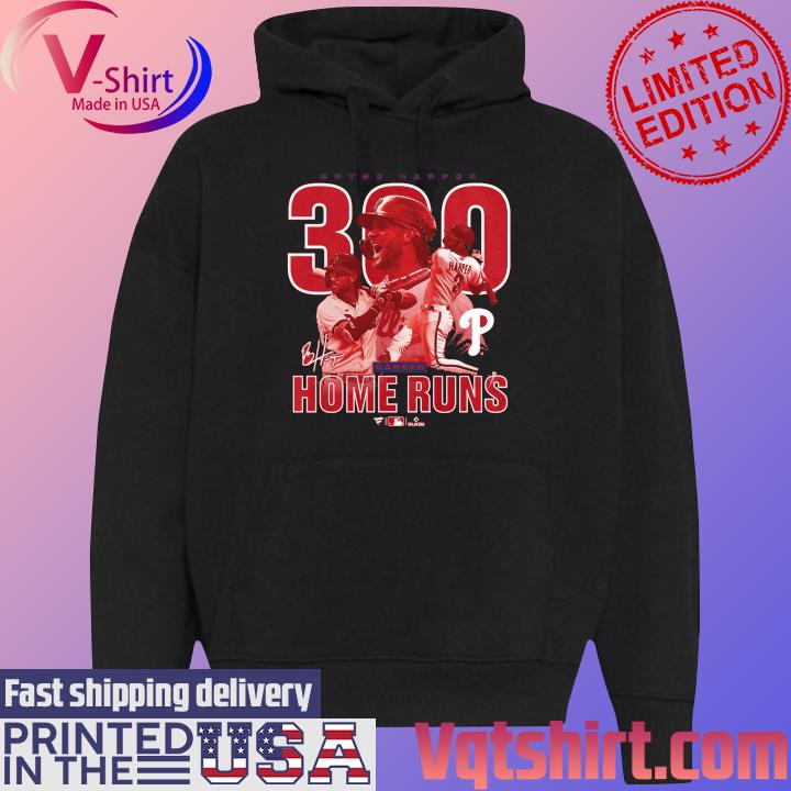 Eletees Bryce Harper Philadelphia Phillies 300th Career Home Run Shirt