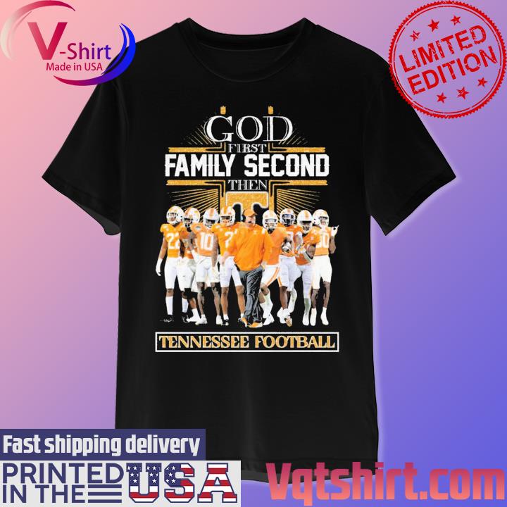 God First Family Second Then Los Angeles Rams Football T-Shirt