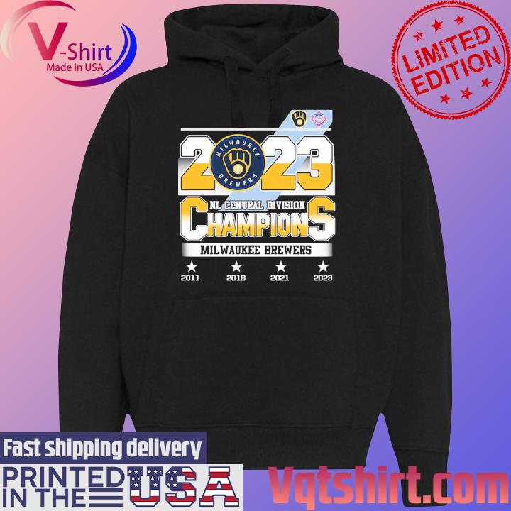 Original Milwaukee Brewers 2023 NL Central Division Champions Shirt,  hoodie, longsleeve, sweatshirt, v-neck tee