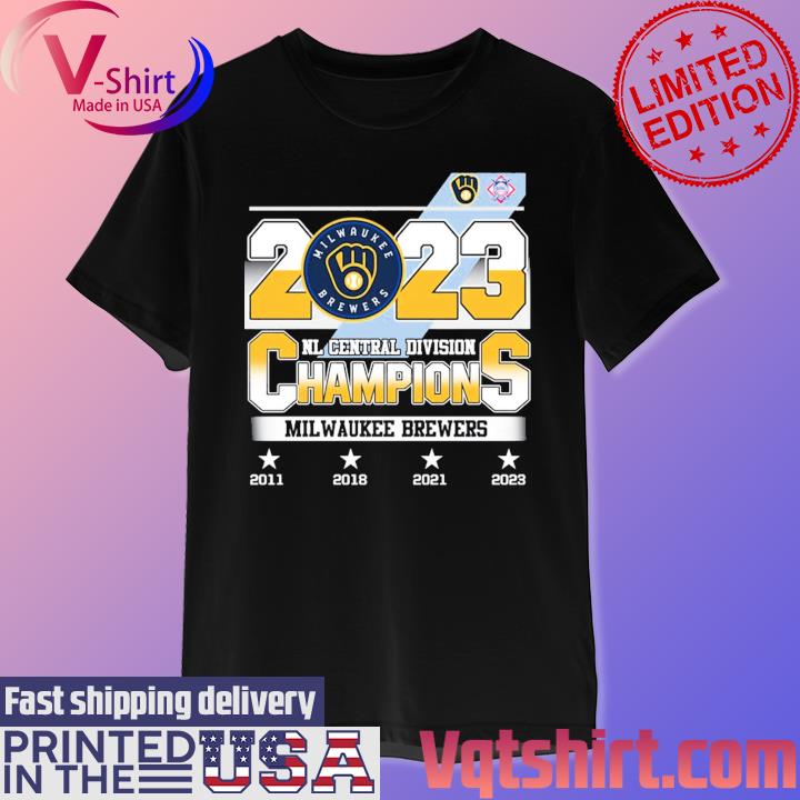 Milwaukee Brewers 2023 NL Central Division Champions shirt, hoodie,  sweater, long sleeve and tank top