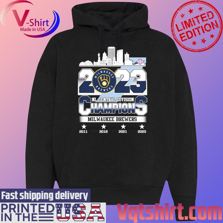 Milwaukee Brewers Skyline 2023 NL Central Division Champions Shirt