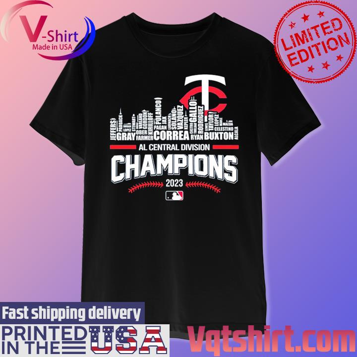 Skyline city 2023 AL Central Division Champions Minnesota Twins