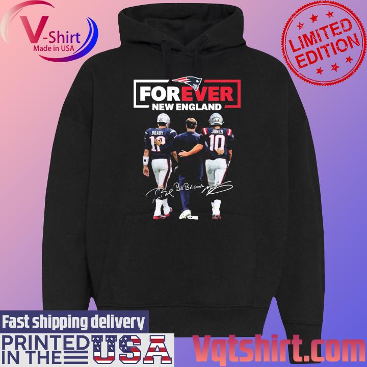 New England Patriots Forever Tom Brady Mac Jones Signatures shirt, hoodie,  longsleeve, sweatshirt, v-neck tee