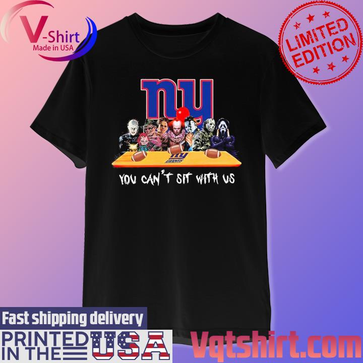 Horror Movie Team New York Giants Shirt - High-Quality Printed Brand