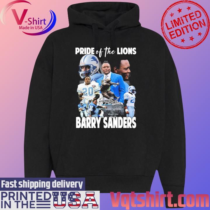 Barry sanders graphic shirt, hoodie, sweater, long sleeve and tank top