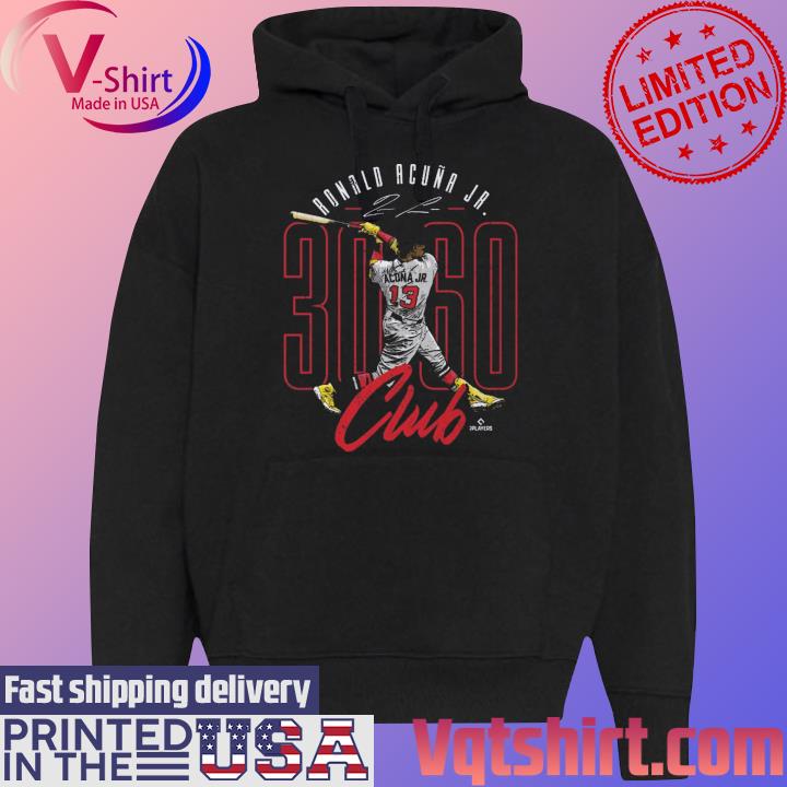 Ronald Acuña Jr. Atlanta Braves baseball player 30-60 club signature shirt,  hoodie, sweater, long sleeve and tank top