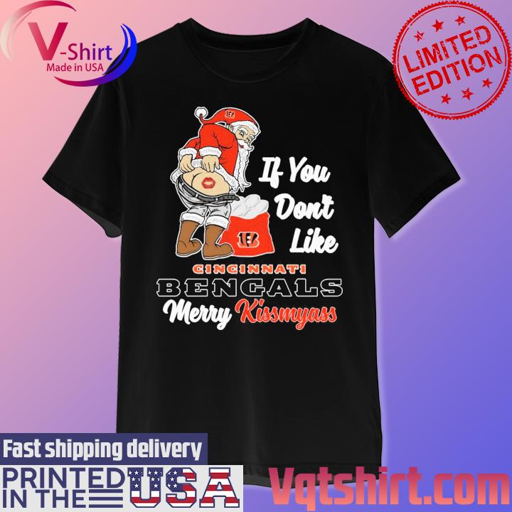 Cincinnati Bengals NFL Santa Claus Christmas Shirt