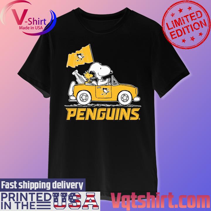 Pittsburgh Penguins Snoopy And Charlie Brown Dancing Shirt