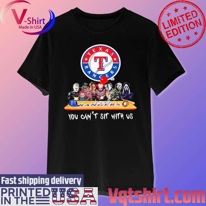 Official chicago Cubs You Can't Sit With Us Horror Characters