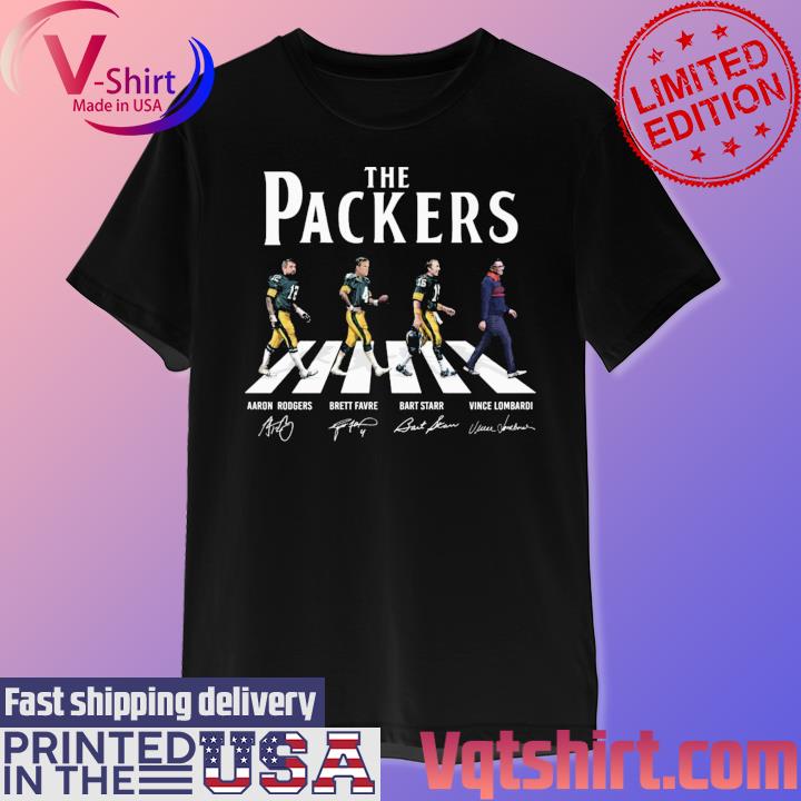 The Green Bay Packers Aaron Rodgers Brett Favre Bart Starr And