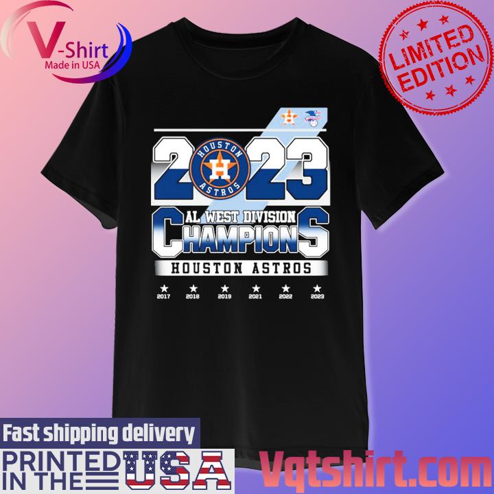 Houston Astros 2023 AL West Division Champions Shirt - Ipeepz