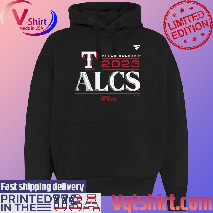 2023 ALCS Postseason Texas Rangers Shirt Black Hoodie