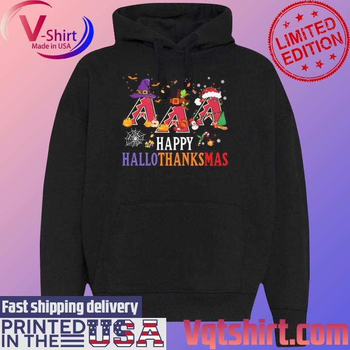 Arizona Diamondbacks Happy Hallothanksmas shirt - Ndtprint