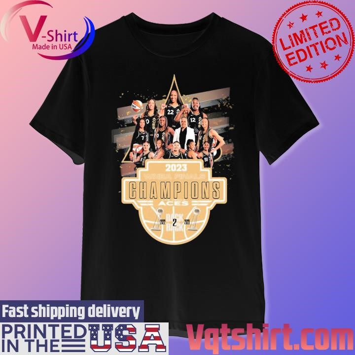 Las Vegas Aces Nike Youth 2023 WNBA Finals Champions Authentic Parade  T-Shirt - White