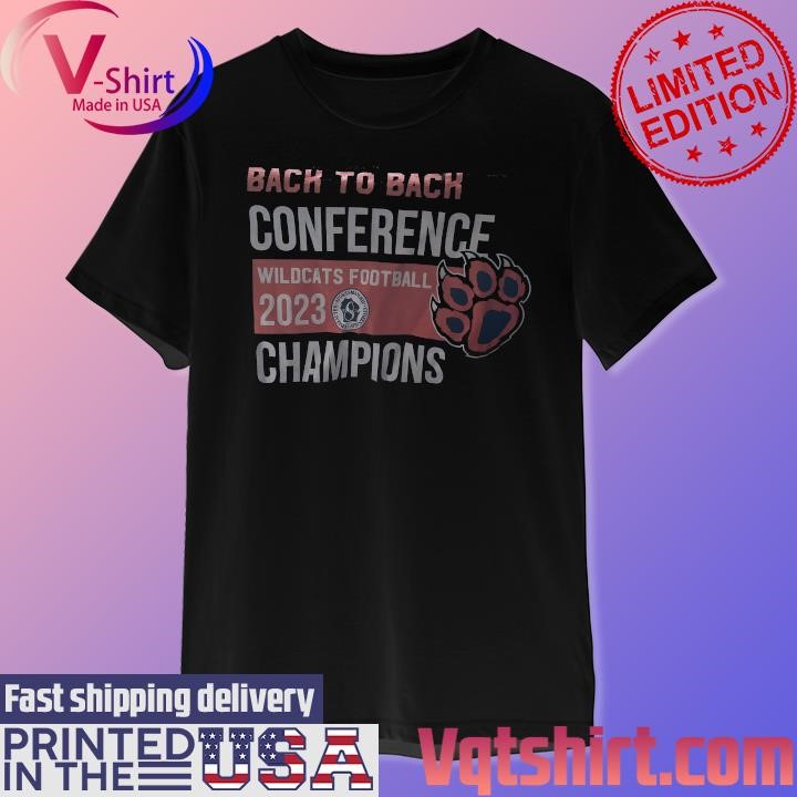 Back to Back Conference Wildcats football 2023 Champions shirt