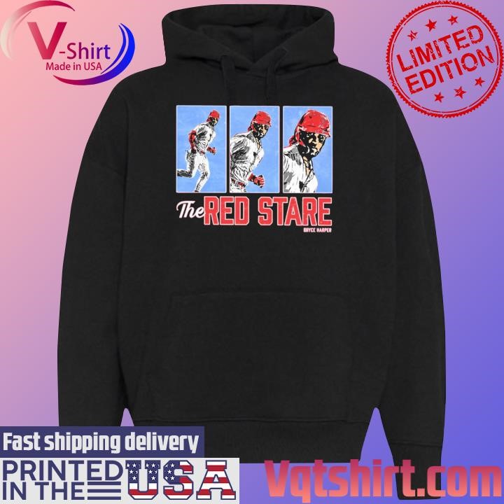 Bryce Harper The Red Stare shirt Black Hoodie