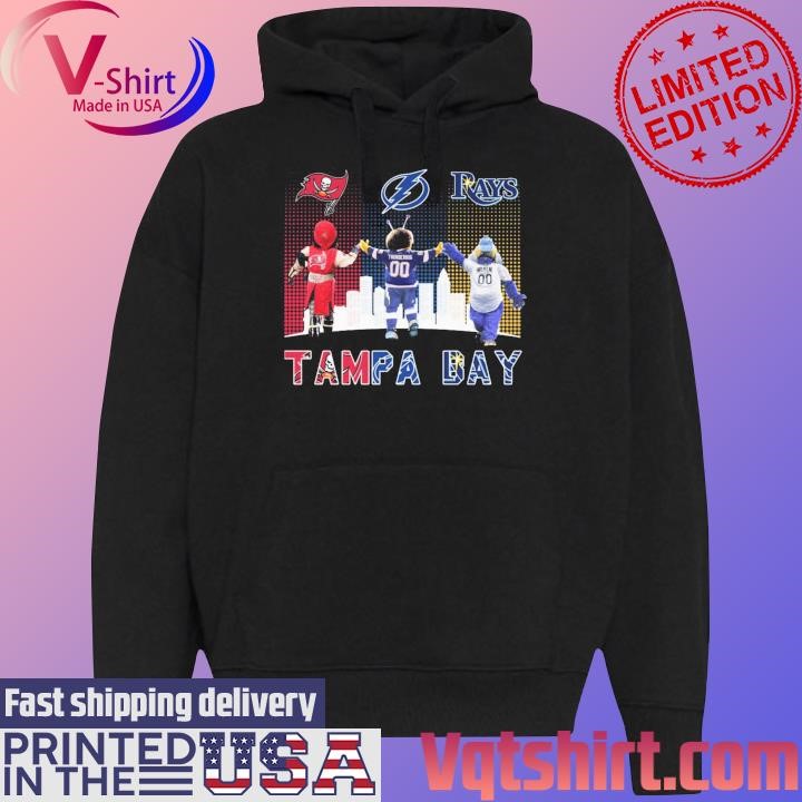 Captain Fear ThunderBug and Raymond Tampa Bay Sport team skyline shirt Black Hoodie