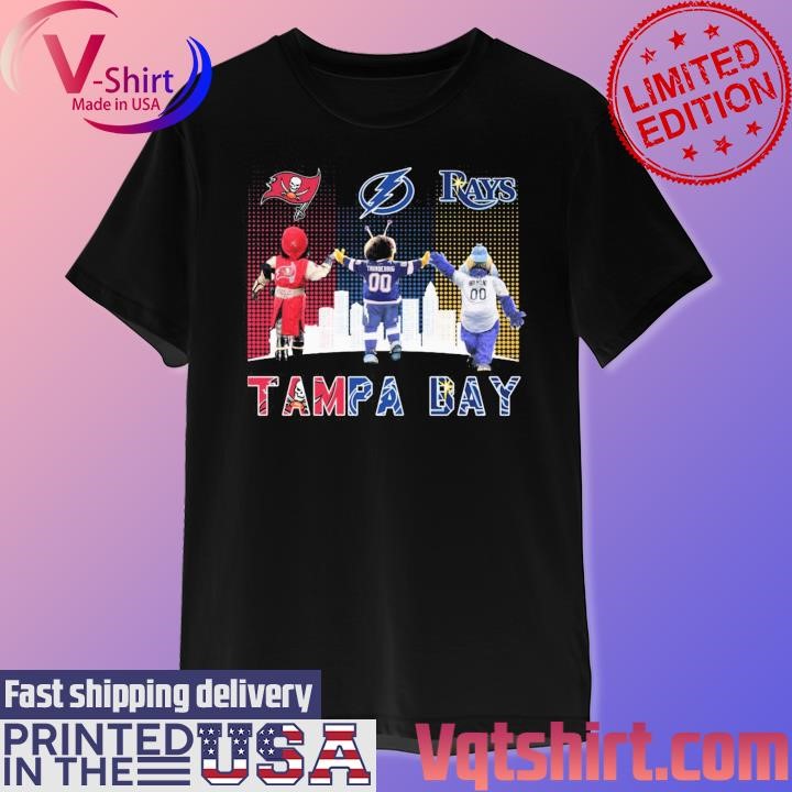 Captain Fear ThunderBug and Raymond Tampa Bay Sport team skyline shirt