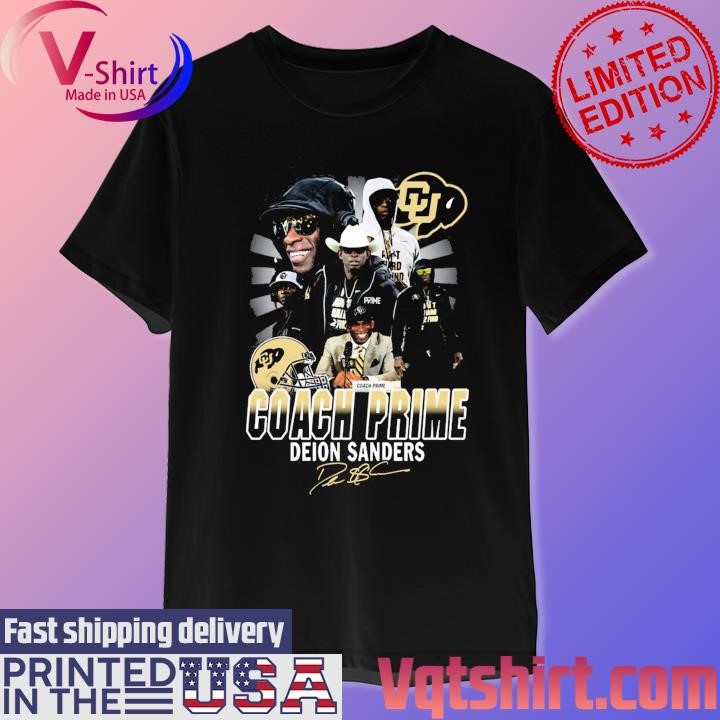 Colorado Buffaloes Coach Prime Deion Sanders signature shirt