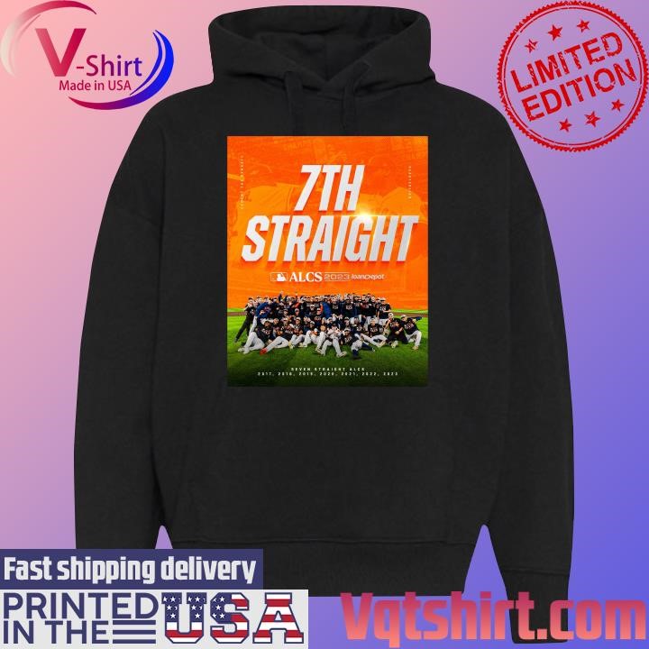 2023 Houston Astros 7 Straight Tríp To The ALCS Shirt, hoodie