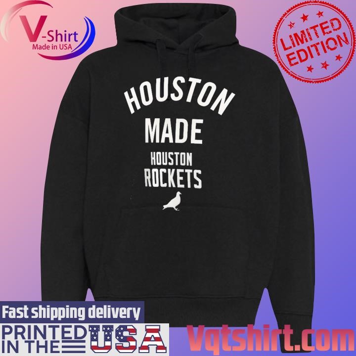 Houston Rockets NBA x Staple Heavyweight Oversized Black Hoodie