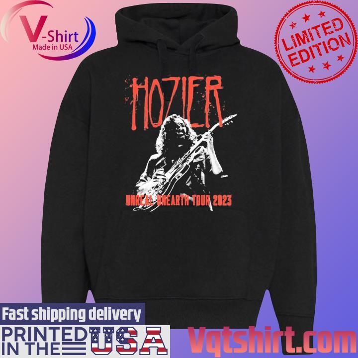 Hozier Unreal Unearth Tour 2023 shirt Black Hoodie