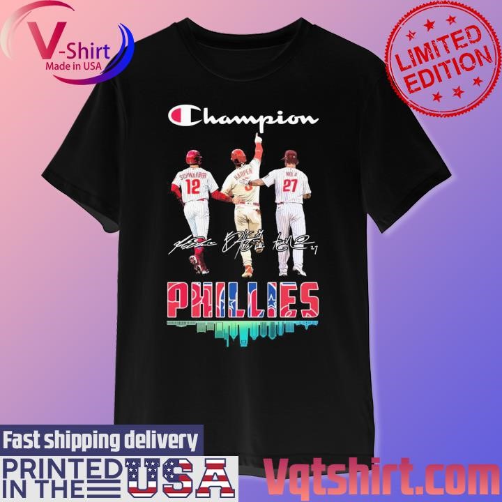 Official Phillies' kyle schwarber poster T-shirt, hoodie, tank top, sweater  and long sleeve t-shirt