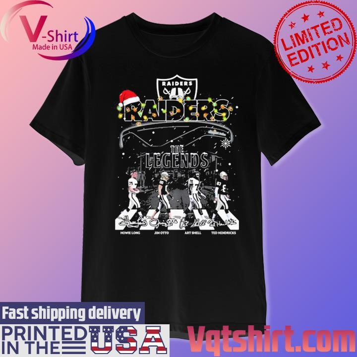 Las Vegas Raiders The Legends Abbey Road Christmas Signatures