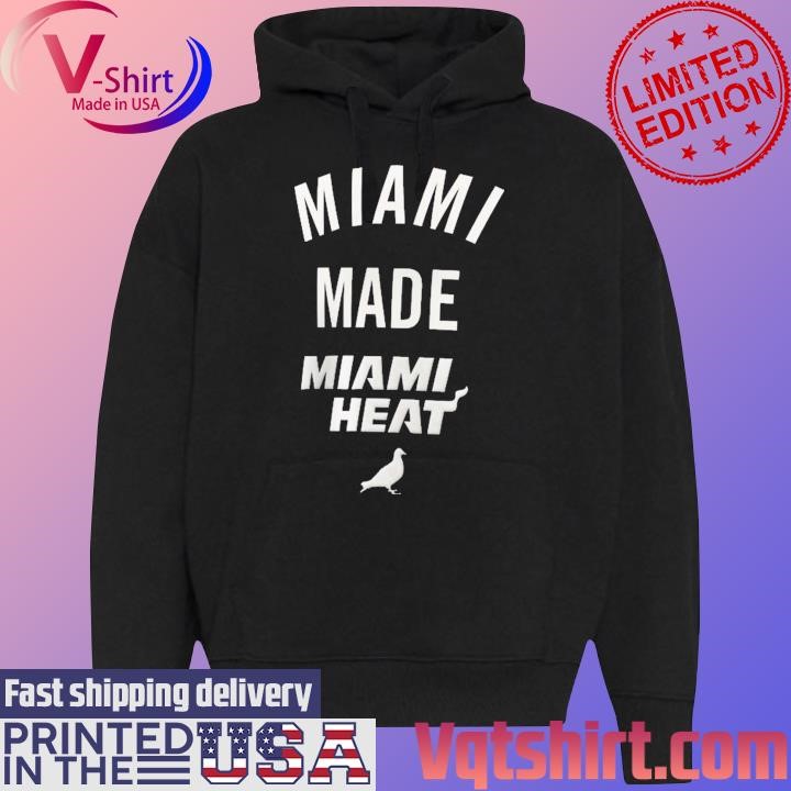 Miami Heat NBA x Staple Heavyweight Oversized Black Hoodie