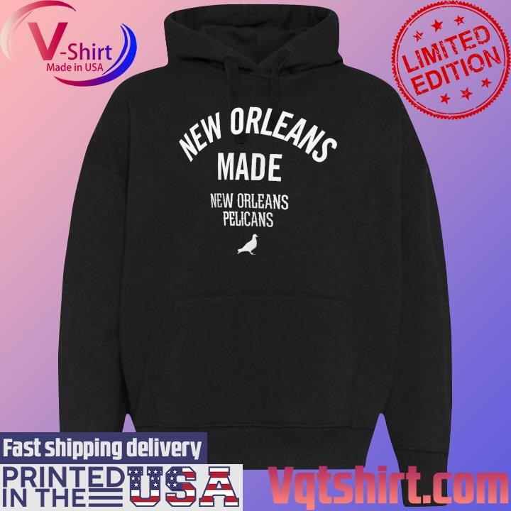 New Orleans Pelicans NBA x Staple Heavyweight Oversized Black Hoodie