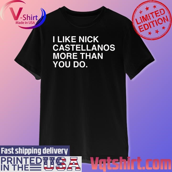 Nick Castellanos Cincinnati Reds Men's Red Backer T-Shirt 