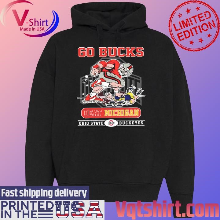 Ohio State Buckeyes Mascot Go Bucks Beat Michigan 2023 shirt Black Hoodie