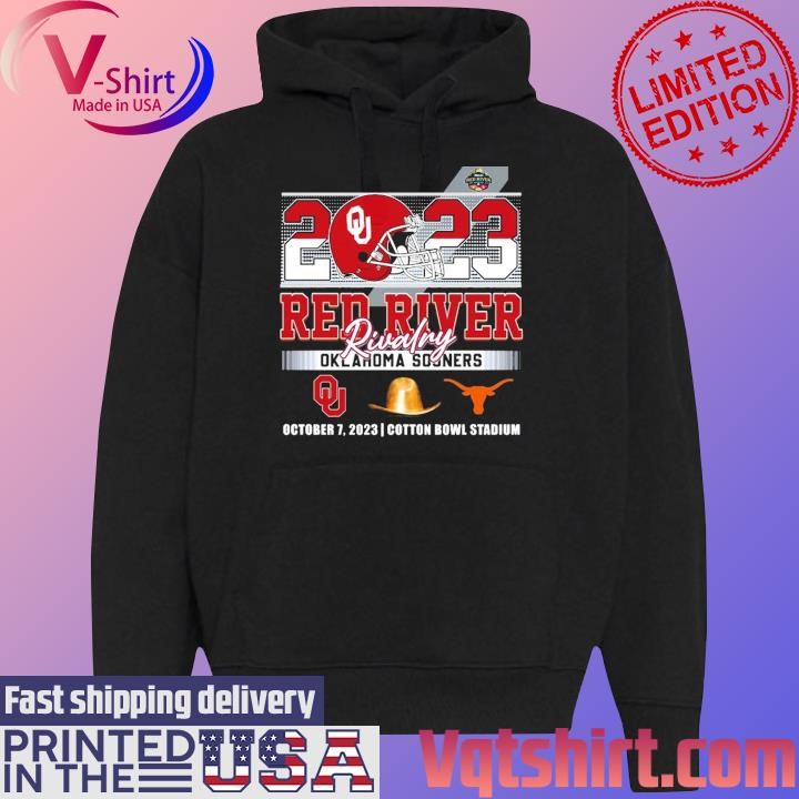 Oklahoma Sooners Red River Rivalry 2023 shirt Black Hoodie