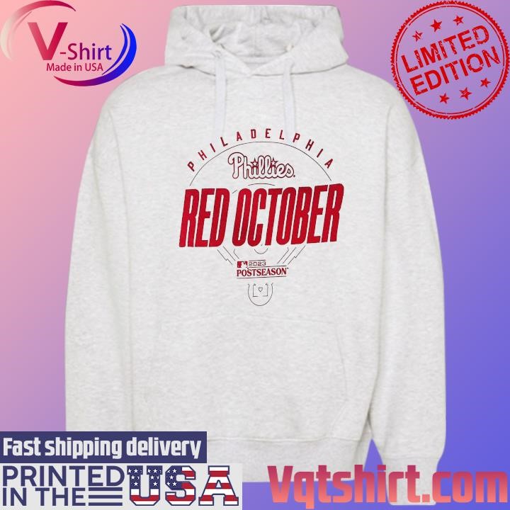 Philadelphia Phillies Red October 2023 Postseason shirt Hoodie