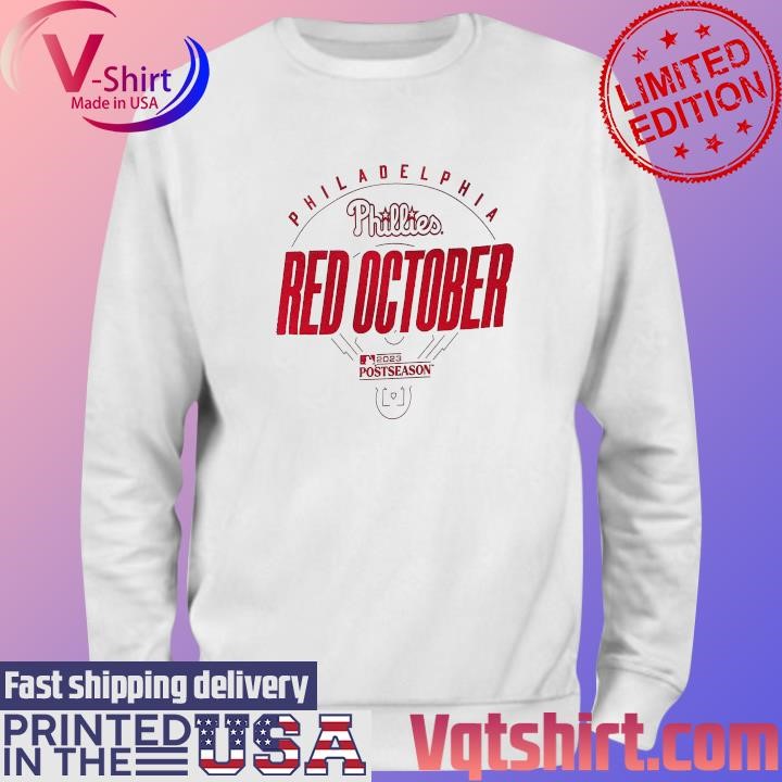 Philadelphia Phillies Red October Postseason 2023 Shirt - Limotees