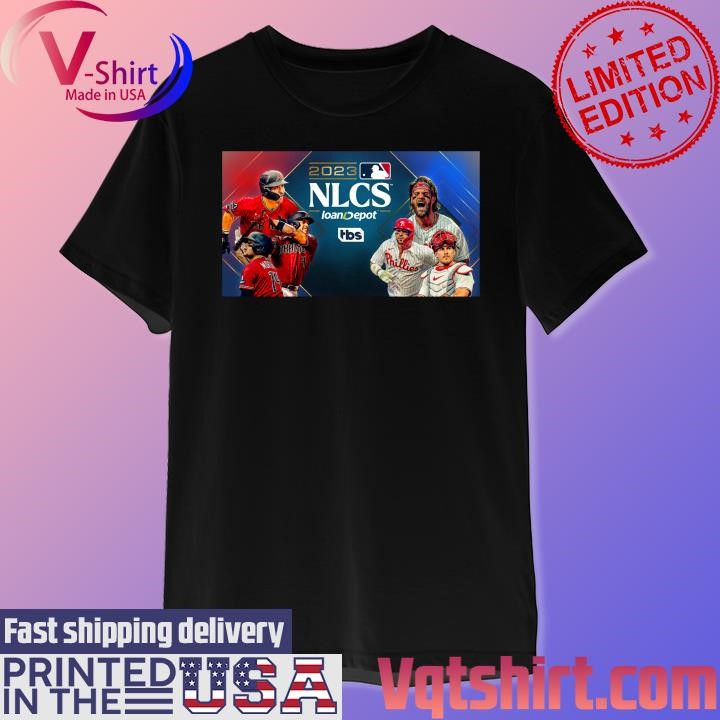 Philadelphia Phillies vs Arizona Diamondbacks 2023 NLCS Matchup poster t-shirt