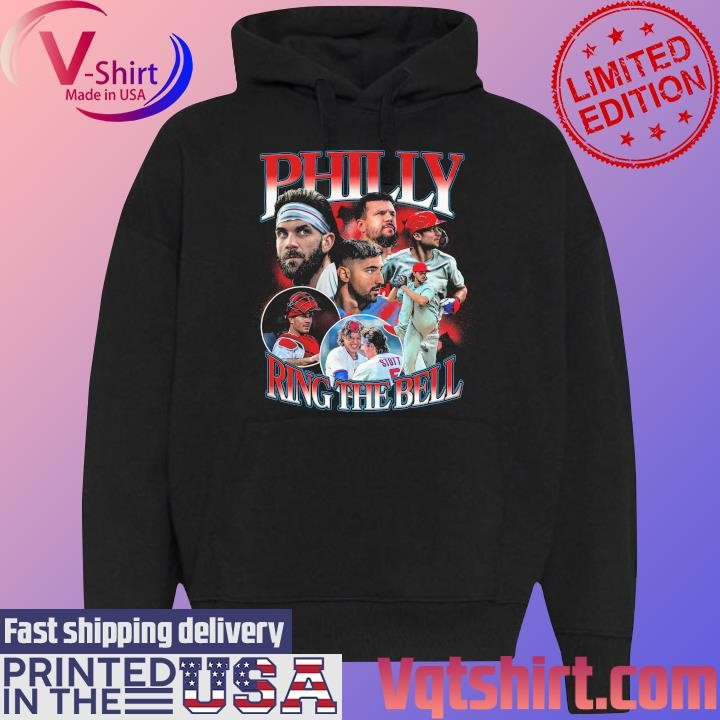 Philadelphia Team Philly Ring The Bell 2023 shirt Black Hoodie