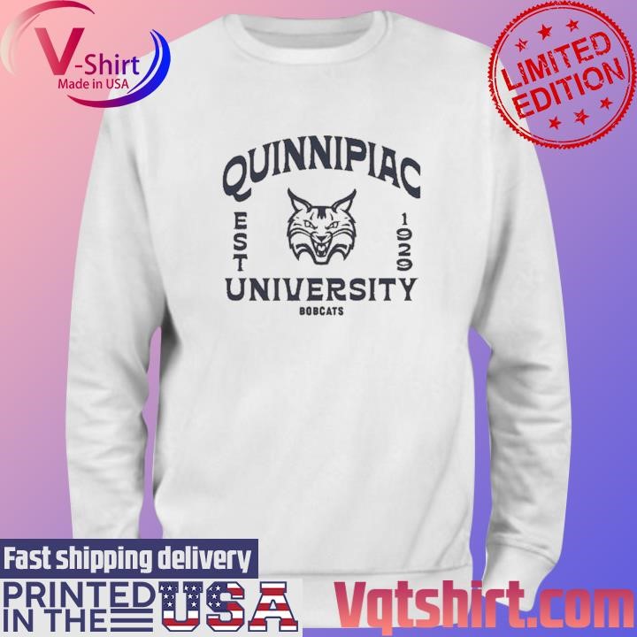 Quinnipiac Bobcats Pigment Dyed Fleece Est 1929 shirt Sweater