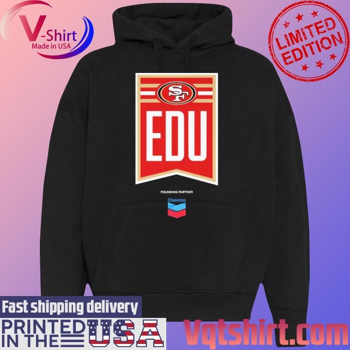 San Francisco 49ers Edu Founding Partner shirt Black Hoodie