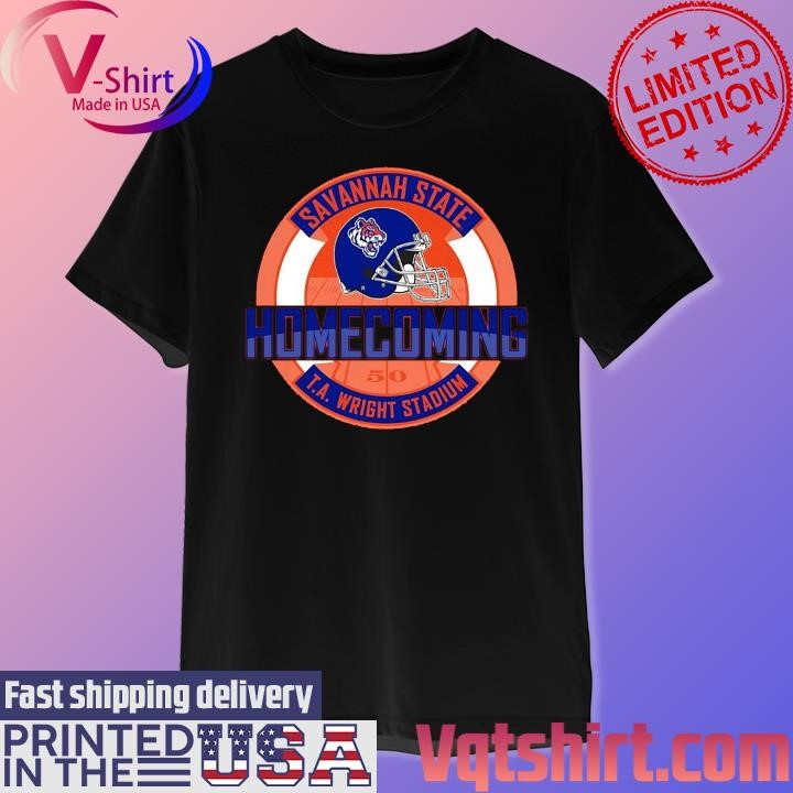 Savannah State 2023 Homecoming T.A Wright Stadium shirt