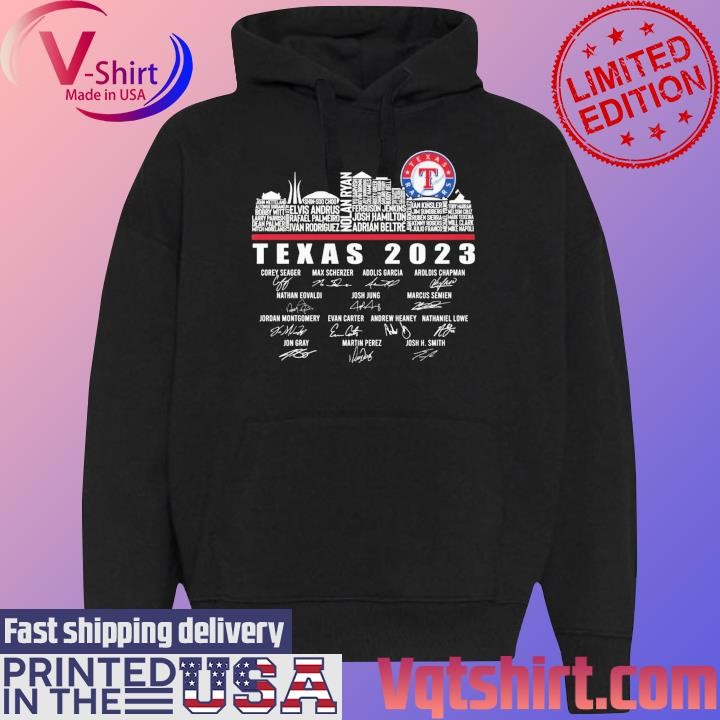 Texas Skyline Texas Rangers 2023 Shirt, hoodie, sweater, long